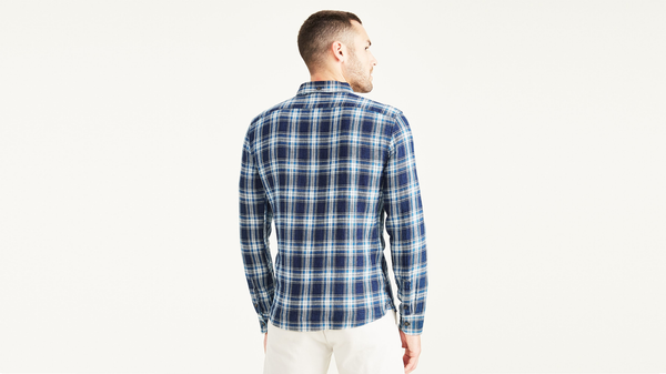 Dockers Stretch Oxford Shirt Slim Fit Blue