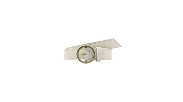 Dockers Suede Belt White