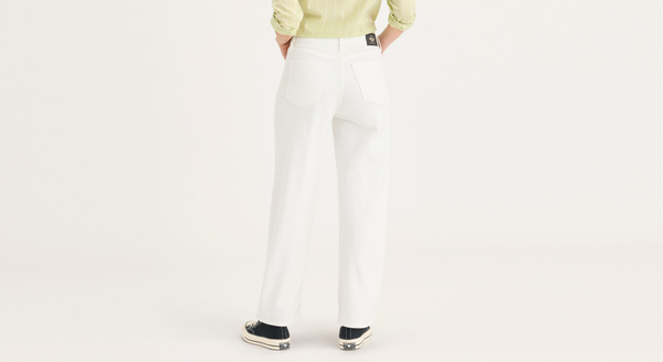 Dockers Sutter 5-Pocket High Straight Fit White