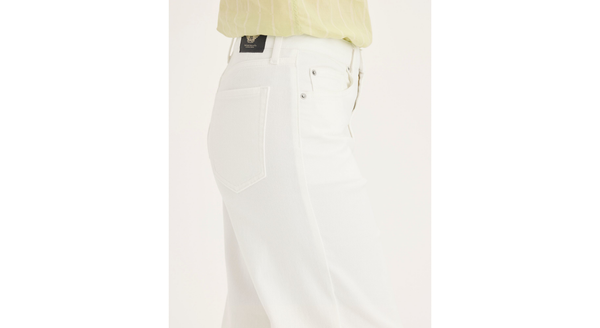 Dockers Sutter 5-Pocket High Straight Fit White