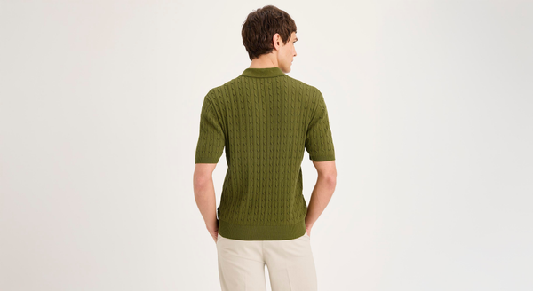 Dockers Sweater Polo Regular Fit Green