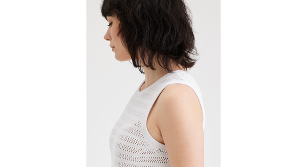 Dockers Sweater Tank Regular Fit Lucent White