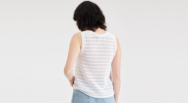 Dockers Sweater Tank Regular Fit Lucent White