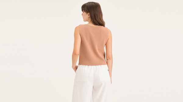 Dockers Sweater Tank Regular Fit Orange