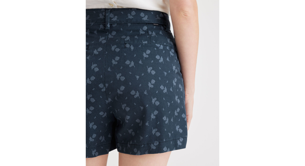 Dockers Tie Front Short Blue