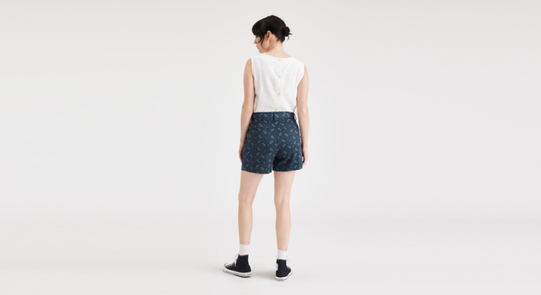 Dockers Tie Front Short Blue
