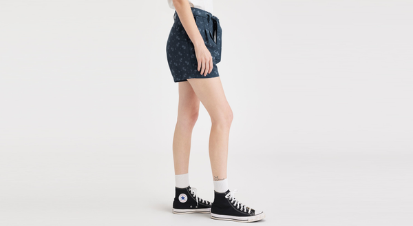 Dockers Tie Front Short Blue