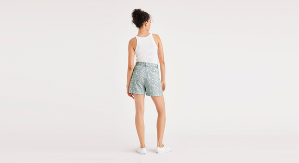 Dockers Tie Front Short Cassia Harbor Grey