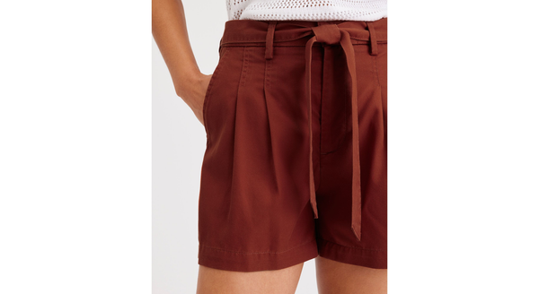 Dockers Tie Front Short Red