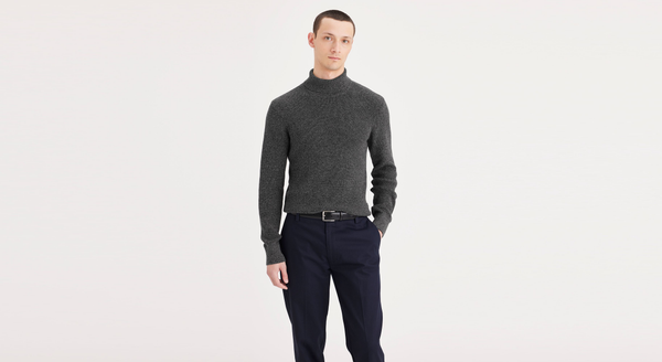 Dockers Turtleneck Sweater Regular Fit Black