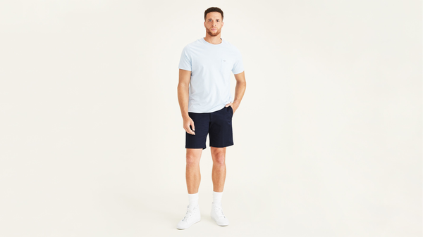Dockers Ultimate 9.5" Shorts (Big and Tall) Blue