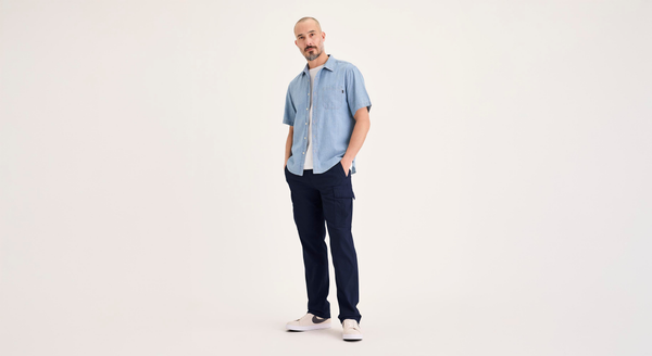 Dockers Utility Cargo Pant Straight Fit Blue