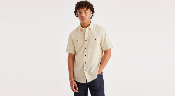 Dockers Utility Shirt Regular Fit Tan