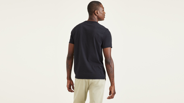 Dockers Wings & Anchor Graphic Tee Slim Fit Black