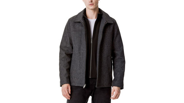 Dockers Wool Blend Jacket Regular Fit Grey
