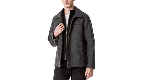 Dockers Wool Blend Jacket Regular Fit Grey