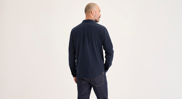 Dockers Work Shirt Regular Fit Blue