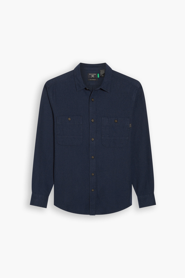 Dockers Work Shirt Regular Fit Blue