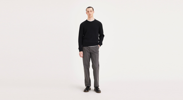 Dockers Workday Khakis Classic Fit Grey
