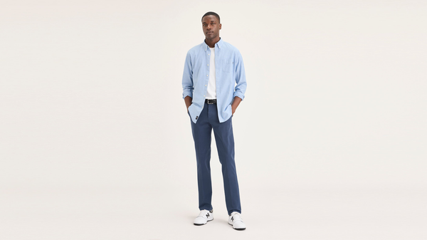 Dockers Workday Khakis Slim Fit Ocean Blue