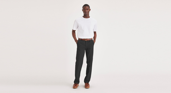 Dockers Workday Khakis Straight Fit Black