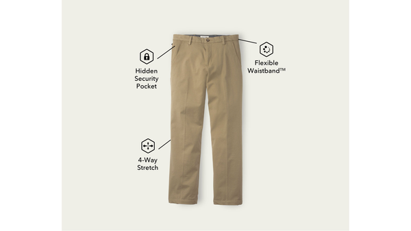 Dockers Workday Khakis Straight Fit Grey