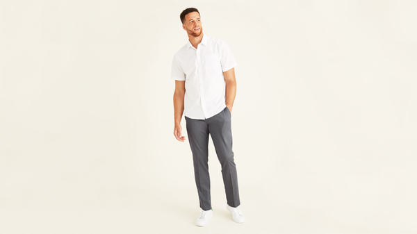 Dockers Easy Khakis Classic Fit (Big and Tall) Burma Grey