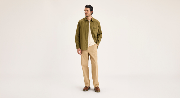 Dockers Eighty-Six Alpha Chino Pants Loose Fit Khaki