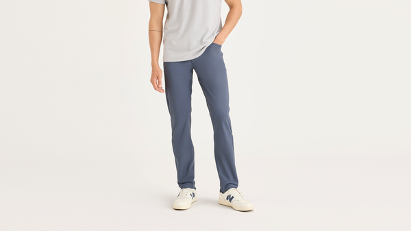 Dockers Go Airweave 5-Pocket Slim Tapered Fit Ombre Blue