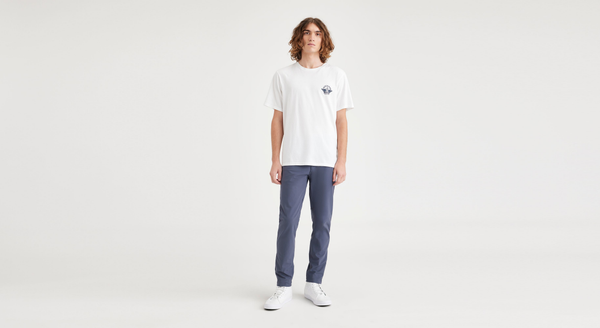 Dockers Go Pant Slim Tapered Fit with Airweave Ombre Blue