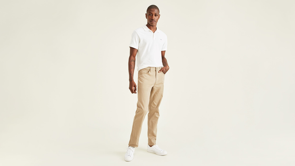 Dockers Jean Cut Pants Straight Fit (Big and Tall) New British Khaki