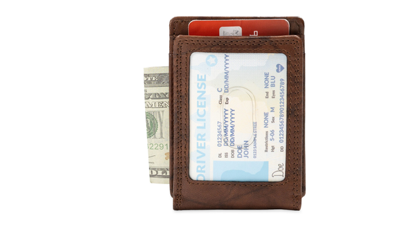 Dockers Leather RFID Wide Magnetic FPW Wallet Brown