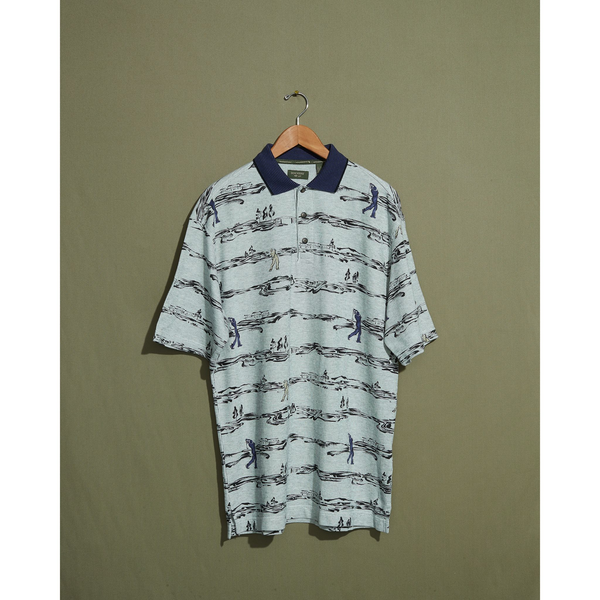 Dockers Made in USA Dockers Golf Pique Polo - XL Grey