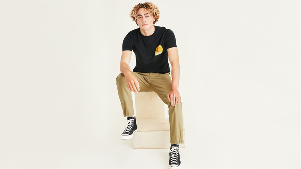 Dockers Mobile Pants Straight Fit New British Khaki