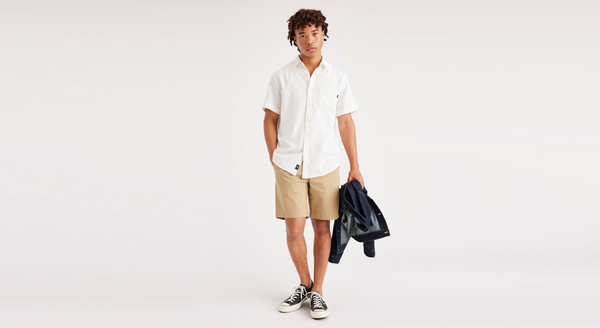 Dockers Original Button Up Regular Fit Lucent White
