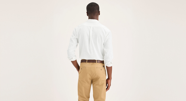 Dockers Original Button-Up Slim Fit Light White Rigid