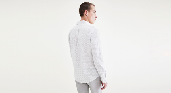 Dockers Original Button Up Slim Fit Westward Lucent White