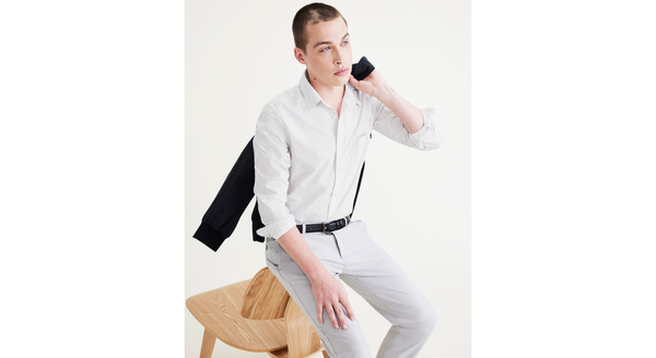 Dockers Original Button Up Slim Fit Westward Lucent White
