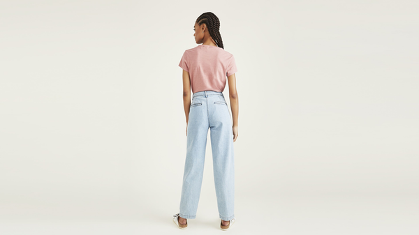 Dockers Original Chinos High Waisted Straight Fit Blue