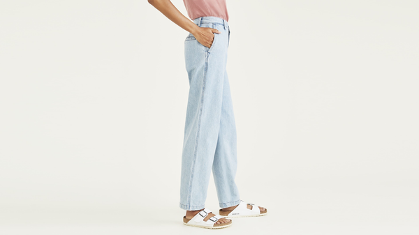 Dockers Original Chinos High Waisted Straight Fit Blue