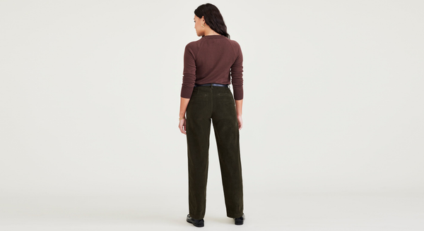 Dockers Original Chinos High Waisted Straight Fit Green