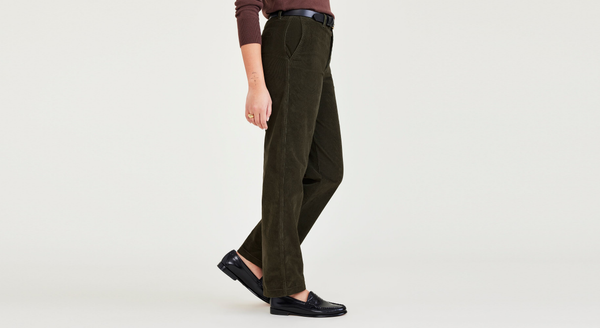 Dockers Original Chinos High Waisted Straight Fit Green