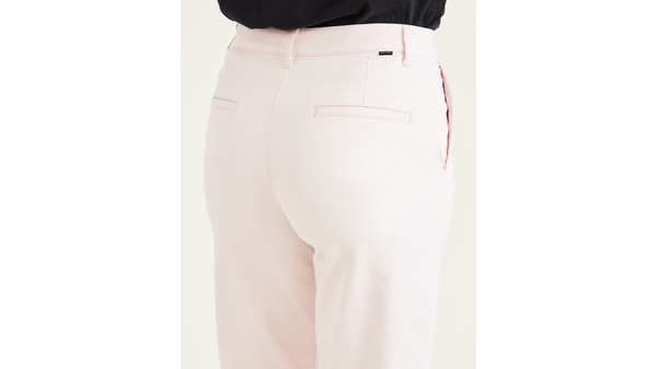 Dockers Original Chinos High Waisted Straight Fit Pink