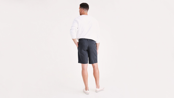 Dockers Perfect 10.5" Shorts (Big And Tall) Maritime Blue