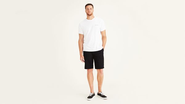 Dockers Perfect 10.5" Shorts (Big and Tall) Mineral Black