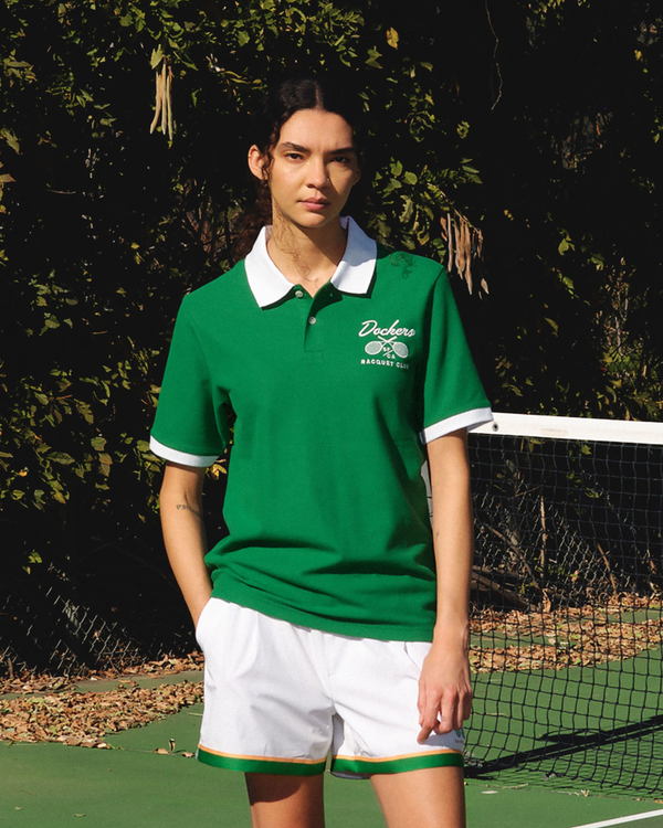 Dockers Racquet Club All Court Polo Regular Fit Greenhouse
