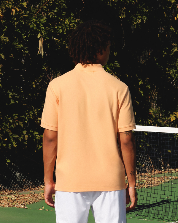 Dockers Racquet Club All Court Polo Regular Fit Orange Chiffon