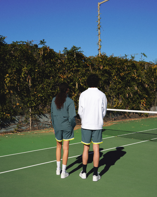Dockers Racquet Club Collared Sweatshirt Relaxed Fit Lucent White