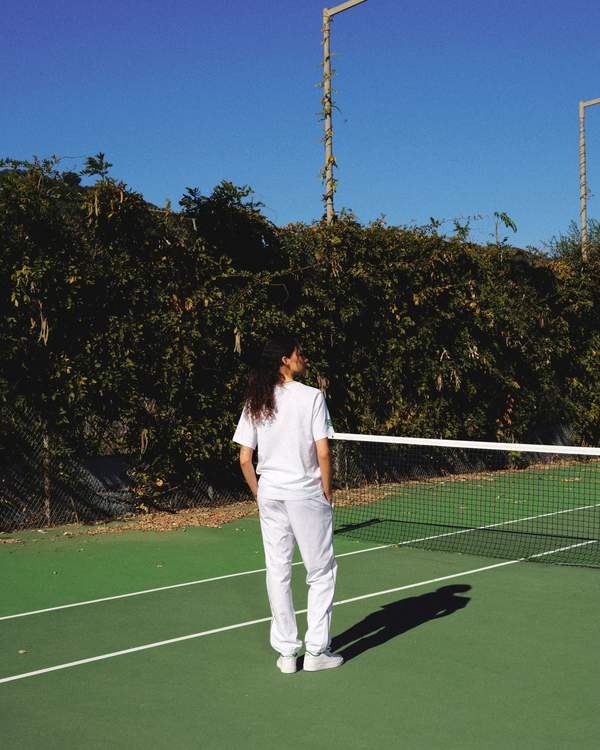 Dockers Racquet Club Court Pant Relaxed Tapered Fit Lucent White