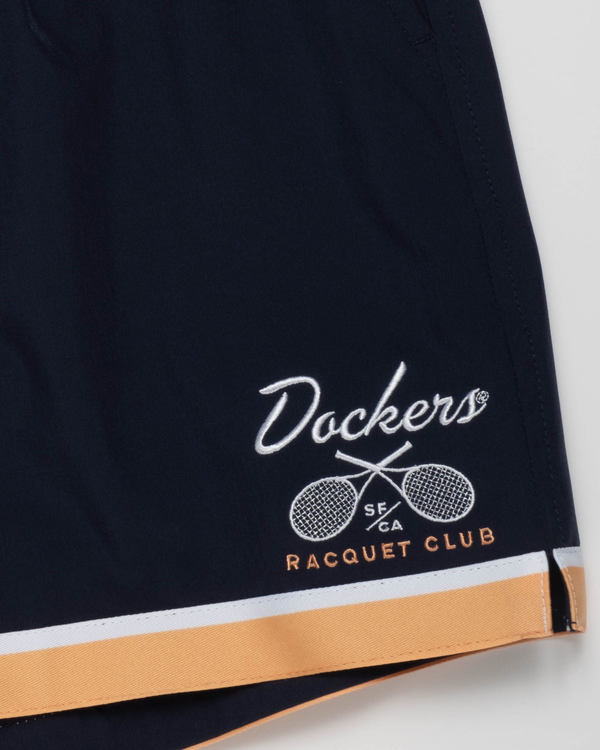 Dockers Racquet Club Retro 5.5" Short Relaxed Fit Blue